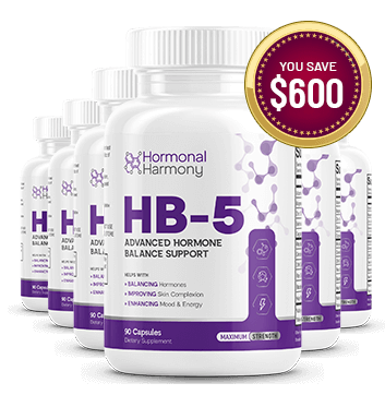 HB-5 (Hormonal Balance 5) - 6 month supply 