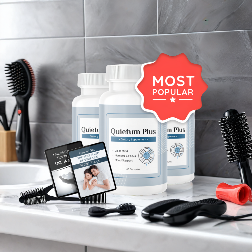 Quietum Plus - 3 Bottles + 2  Ebooks
